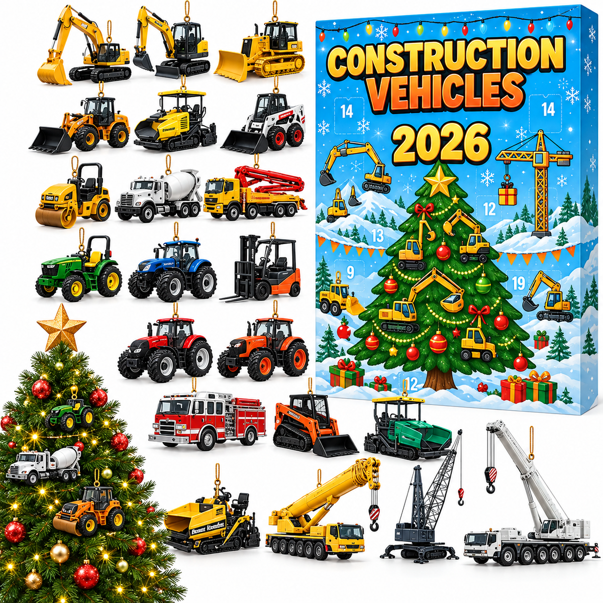 Calendario dell'Avvento Veicoli da Costruzione 2026