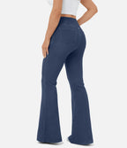 Brand Women's High Waist Flare Leg Jeans Stretchy Denim Pants Blue — Image 17