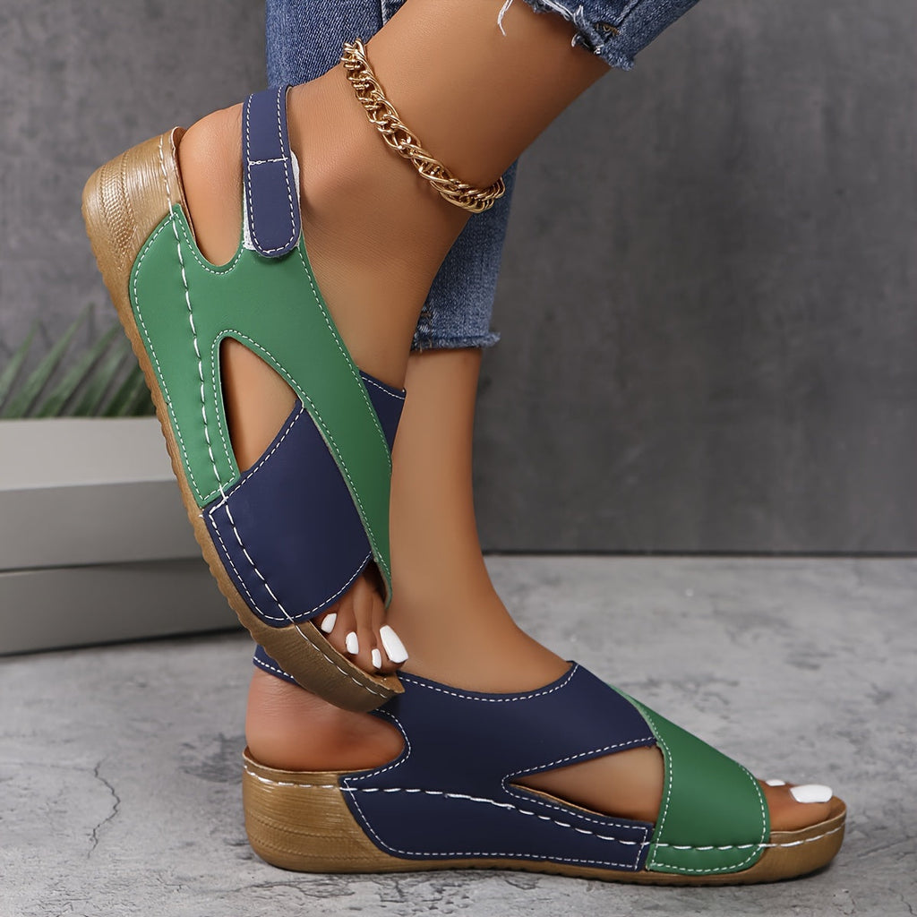 Women's Cross Strap Sandals Multi-Color Comfortable Open Toe Casual — Image 8