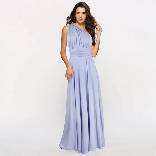 Convertible Maxi Dress - Elegant Evening Gown, Multiway Wrap, Various Colors — Image 2