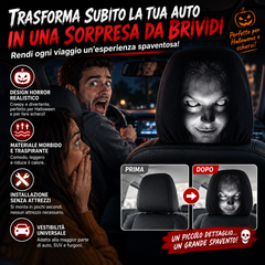 Copertura Sedile Auto Spaventosa per Halloween e Scherzi Divertenti