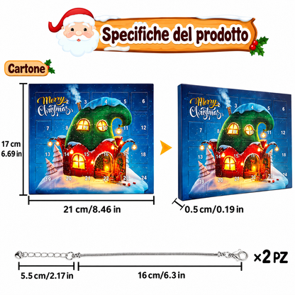 Calendario dell’Avvento con Braccialetti