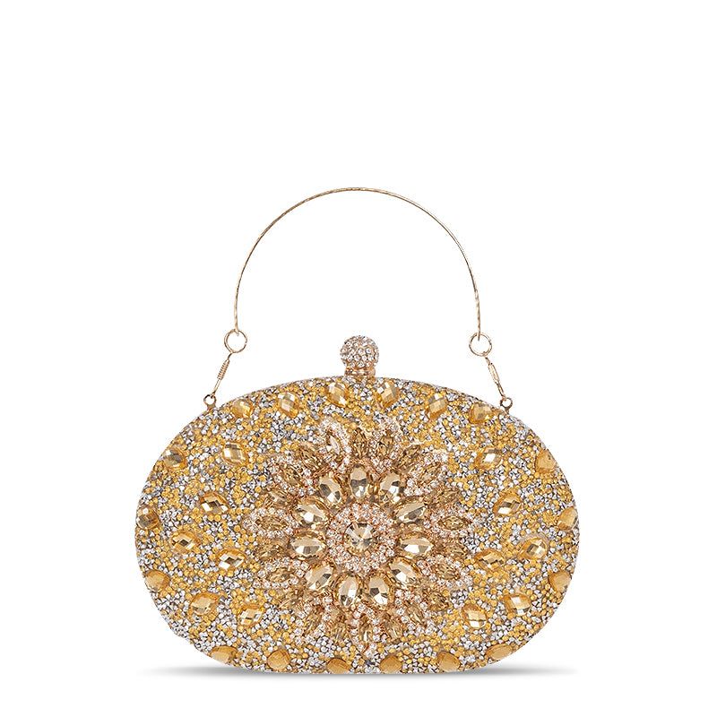 Crystal Evening Clutch Purse Rhinestone Handbag, Assorted Colors — Main Image