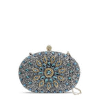 Crystal Evening Clutch Purse Rhinestone Handbag, Assorted Colors — Image 6