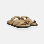 Men's Slide Sandals Adjustable Strap Comfortable Lightweight Casual Footwear Black — Image 7