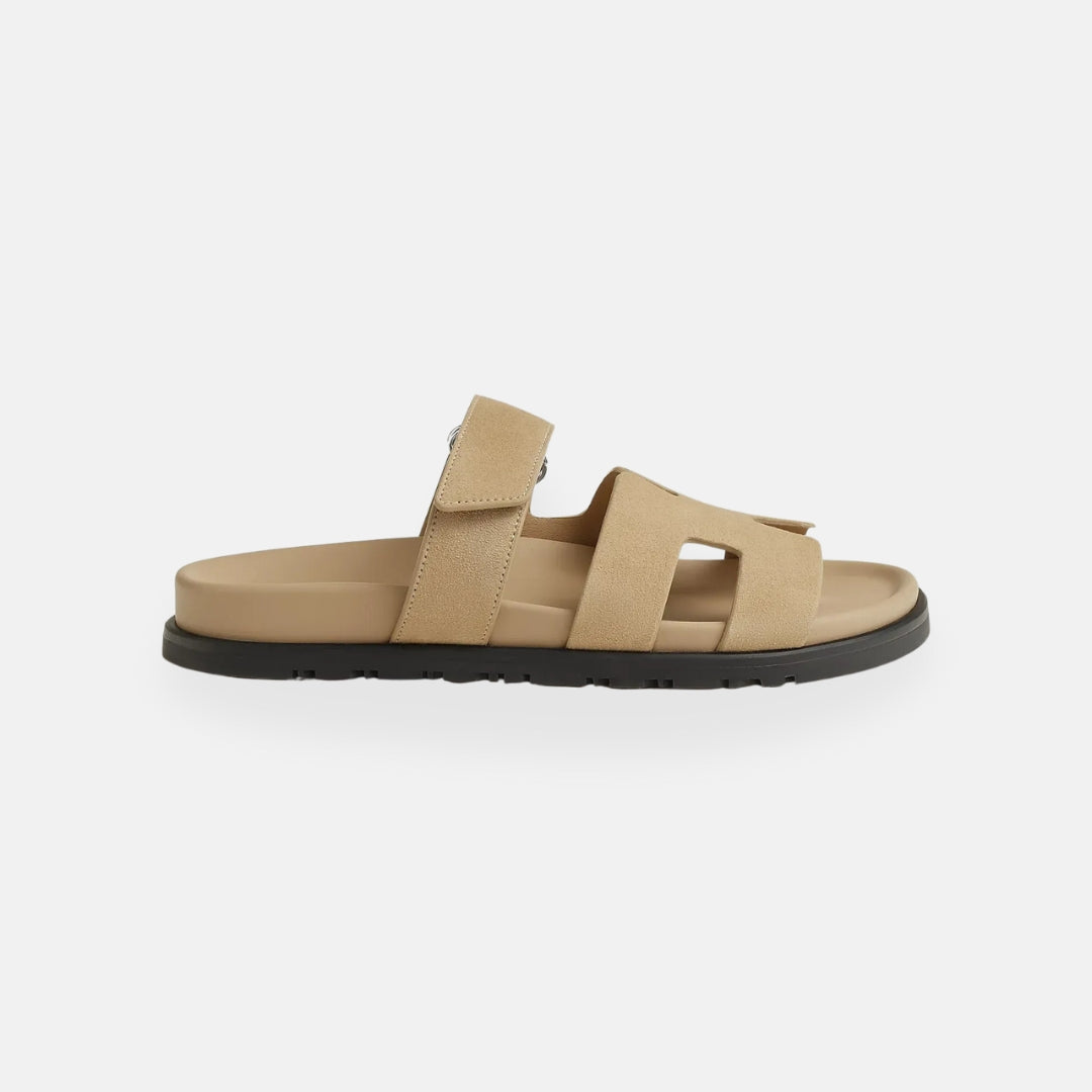 Men's Slide Sandals Adjustable Strap Comfortable Lightweight Casual Footwear Black — Image 8