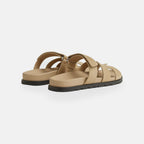 Men's Slide Sandals Adjustable Strap Comfortable Lightweight Casual Footwear Black — Image 9