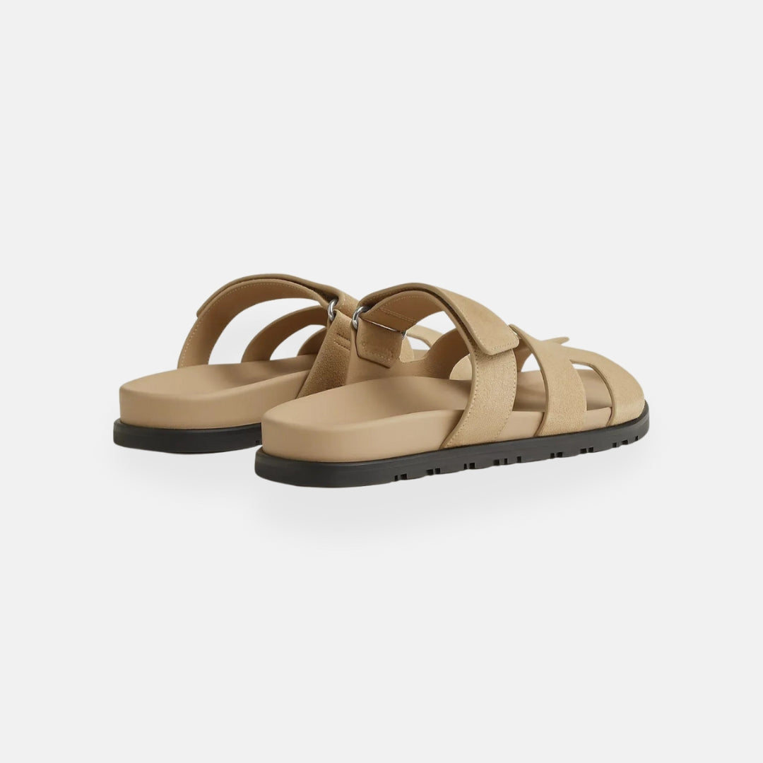 Men's Slide Sandals Adjustable Strap Comfortable Lightweight Casual Footwear Black — Image 9