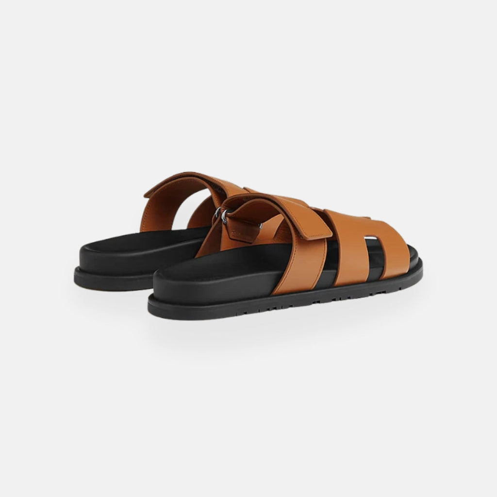 Men's Slide Sandals Adjustable Strap Comfortable Lightweight Casual Footwear Black — Image 12