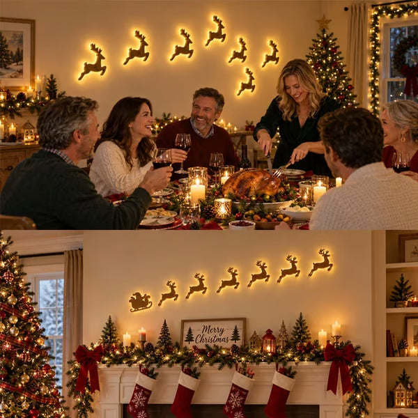 🎄 Renne Luminose LED – Decorazione Natalizia Magica
