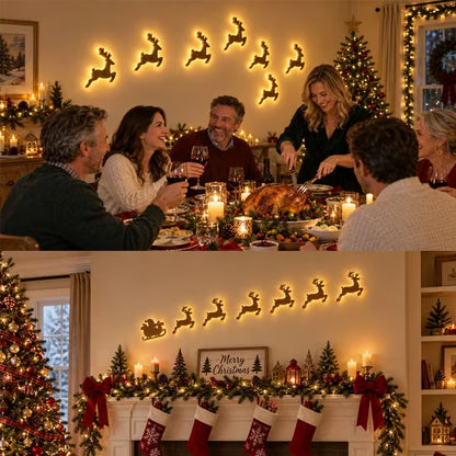 🎄 Renne Luminose LED – Decorazione Natalizia Magica