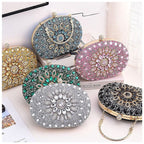 Crystal Evening Clutch Purse Rhinestone Handbag, Assorted Colors — Image 10