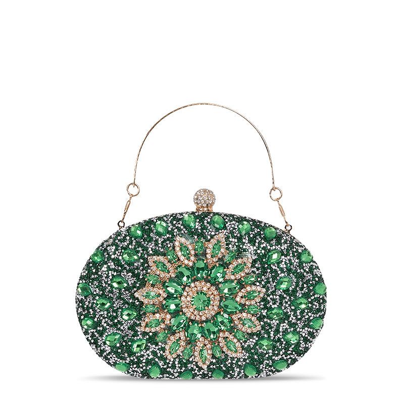 Crystal Evening Clutch Purse Rhinestone Handbag, Assorted Colors — Image 4