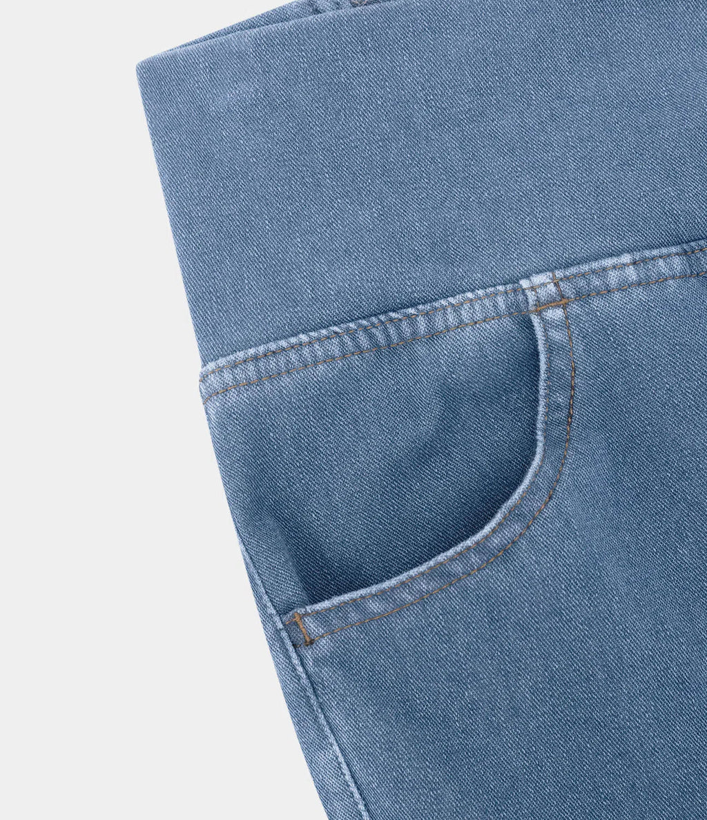 Brand Women's High Waist Flare Leg Jeans Stretchy Denim Pants Blue — Image 8