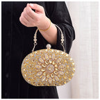 Crystal Evening Clutch Purse Rhinestone Handbag, Assorted Colors — Image 8