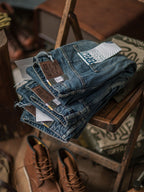 RiffRaff Men's Relaxed Fit Jeans Vintage Wash Denim — Image 9