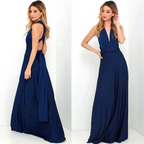 Convertible Maxi Dress - Elegant Evening Gown, Multiway Wrap, Various Colors — Image 7