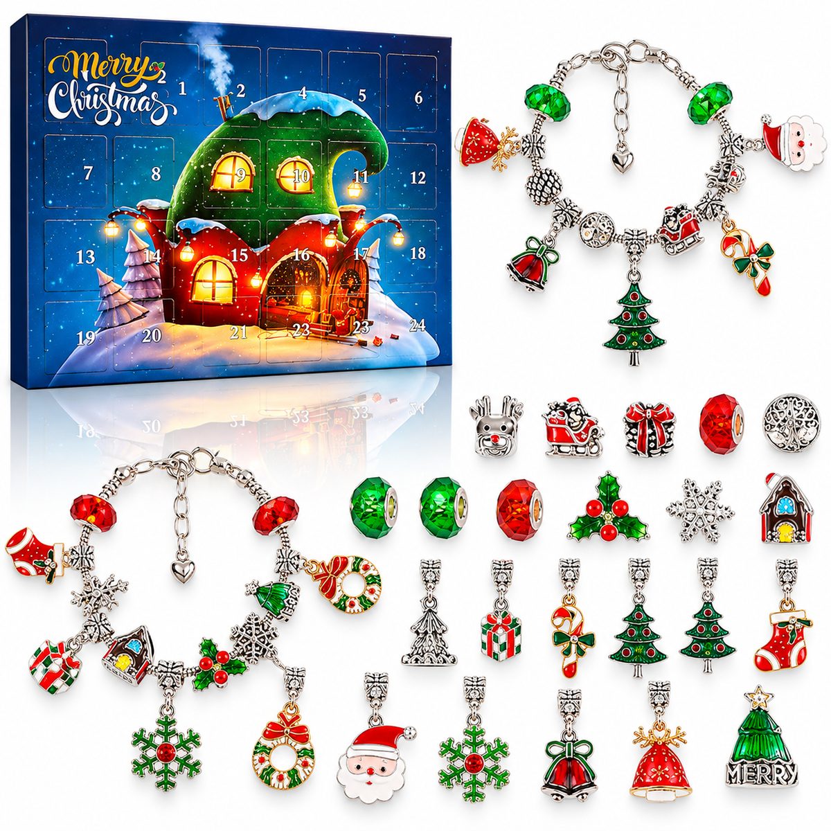 Calendario dell’Avvento con Braccialetti