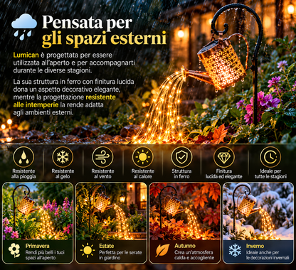 Lumican – Lampada Solare a Pioggia di Luce