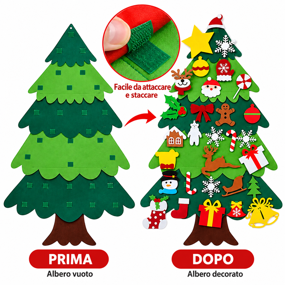 Albero di Natale in Feltro