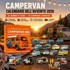 Calendario dell’Avvento Campervan 2026 – 24 Mini Camper da Collezione