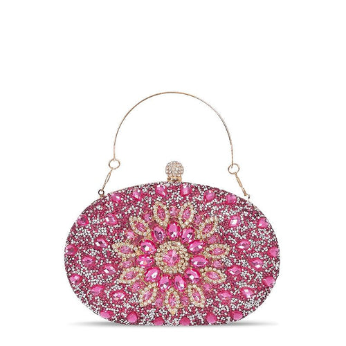 Crystal Evening Clutch Purse Rhinestone Handbag, Assorted Colors — Image 2