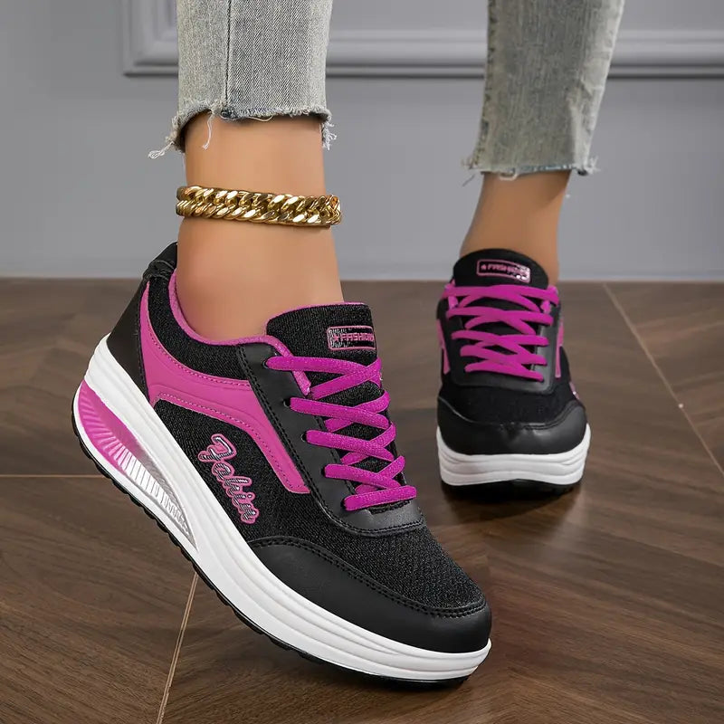 Fashion Women's Sneakers Breathable Lightweight Casual Walking Shoes — Image 2