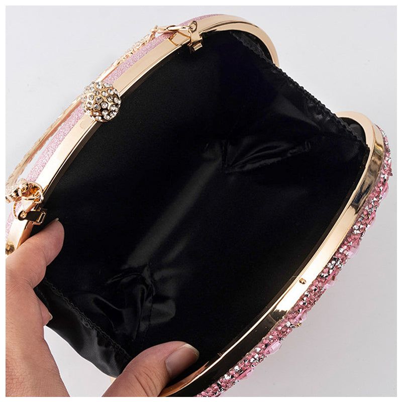Crystal Evening Clutch Purse Rhinestone Handbag, Assorted Colors — Image 11