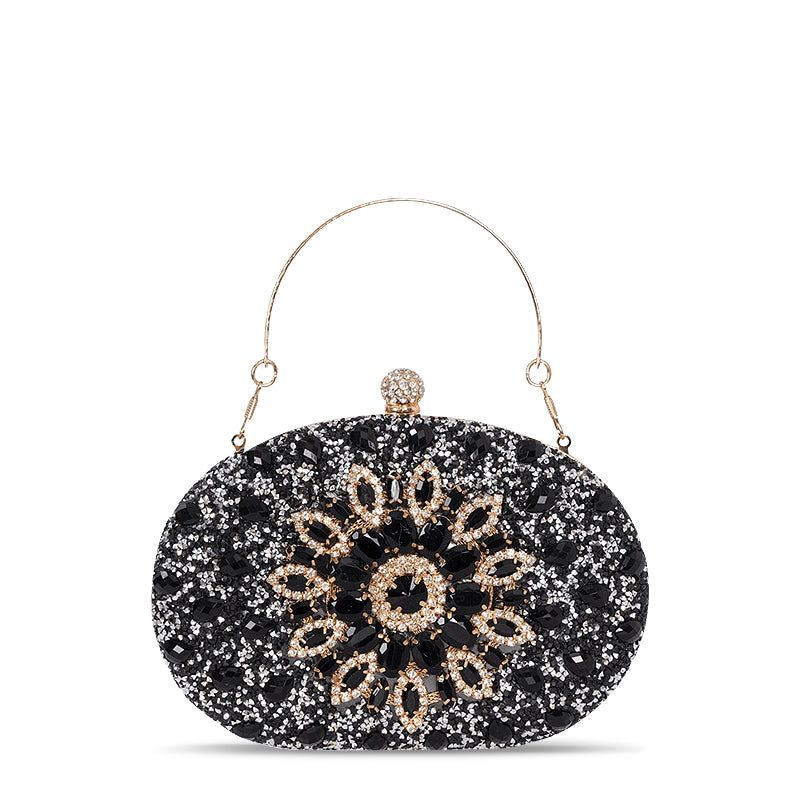 Crystal Evening Clutch Purse Rhinestone Handbag, Assorted Colors — Image 5