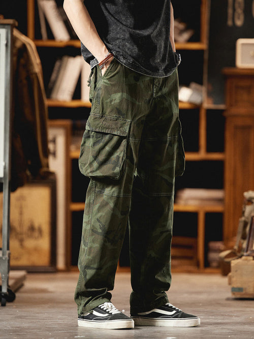 Avery Men's Cargo Pants | 97% Cotton, Vintage Camo 0