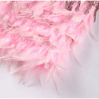 Elegant Sequin Fringe Feather Dress - Women's Party Dress in Multiple Colors — Image 9