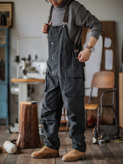 Benny Men's Overalls | Durable Canvas Workwear, Tapered Fit 0