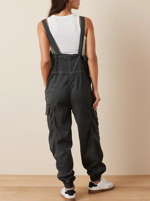 Dara Women's Cargo Overalls | Soft Cotton Blend, Vintage-Inspired 1