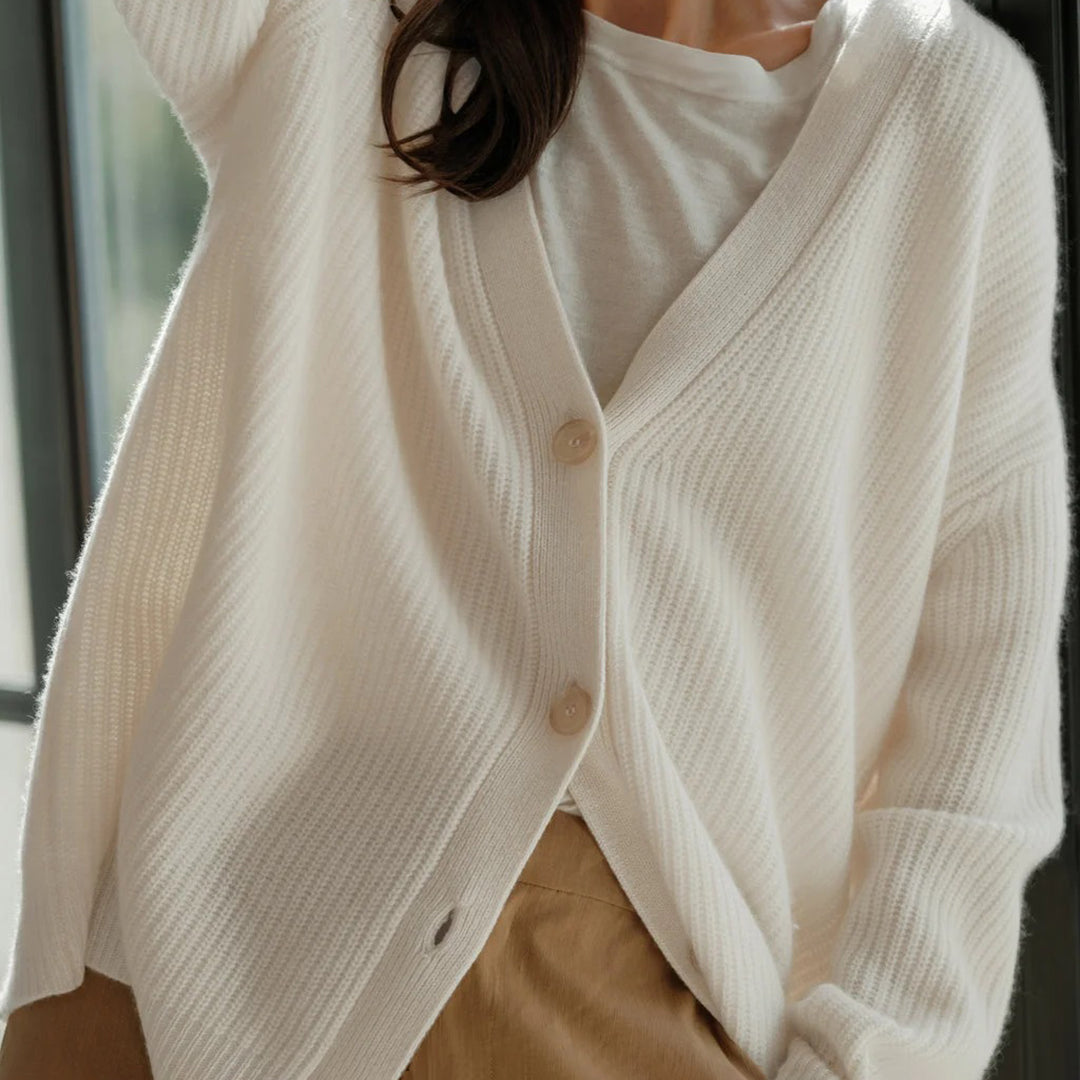 Cozy Oversized Knit Cardigan - Women's Fashionable Warm Sweater in Multiple Colors — Image 7
