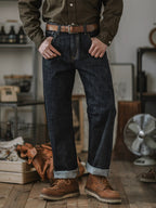 Jasper Men's Jeans | 14 oz Selvedge Indigo, Relaxed Fit 0