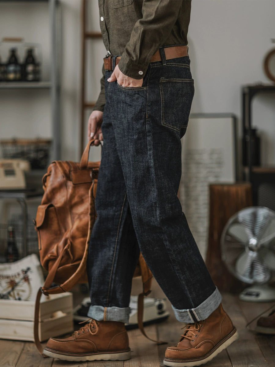Jasper Men's Jeans | 14 oz Selvedge Indigo, Relaxed Fit 1