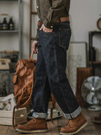 Jasper Men's Jeans | 14 oz Selvedge Indigo, Relaxed Fit 1