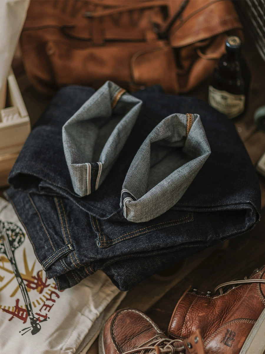 Jasper Men's Jeans | 14 oz Selvedge Indigo, Relaxed Fit 6