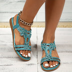 Elegant Rhinestone Embellished Women's Sandals in Various Colors — Image 10