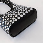 Elegant Studded Shoulder Bag for Women in Black PU Leather with Metallic Studs — Image 9