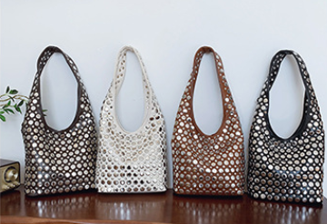 Elegant Studded Shoulder Bag for Women in Black PU Leather with Metallic Studs — Image 26