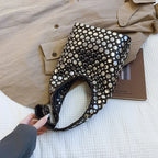 Elegant Studded Shoulder Bag for Women in Black PU Leather with Metallic Studs — Image 13