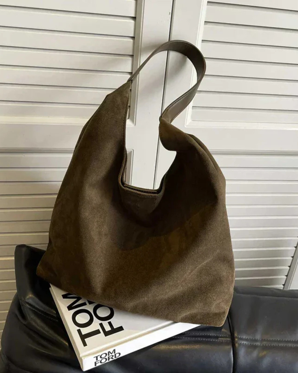 Elegant Suede Shoulder Bag - Multiple Colors, Soft Material, Casual Style — Image 4
