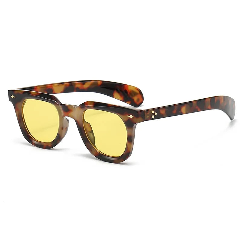 Brand Classic Square Sunglasses Polarized UV Protection Black Plastic Frame — Image 6