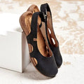 Elegant Women's Slingback Sandals - Leather, Multiple Colors, Comfortable Fit — Main Image