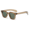 Brand Classic Square Sunglasses Polarized UV Protection Black Plastic Frame — Image 3