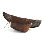 IF IFOND Western Straw Cowboy Hat Brown Woven Bull Headband Unisex Adult — Image 5
