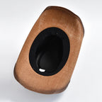 Western Cowboy Hat Brown Straw Decorative Band Unisex Adult 56-58cm — Image 5