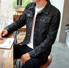 Levi's Men's Denim Jacket Cotton Blend Dark Wash Casual Outerwear Button Closure Pockets — Image 2