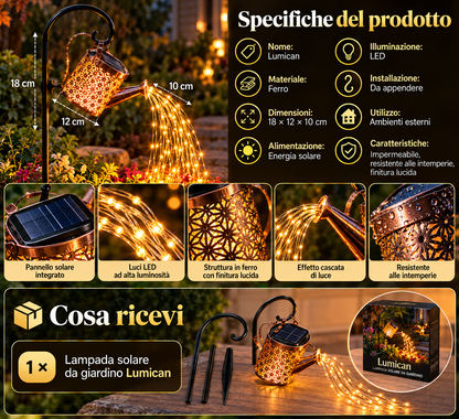 Lumican – Lampada Solare a Pioggia di Luce